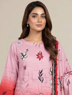 3 Piece - Printed Lawn Suit