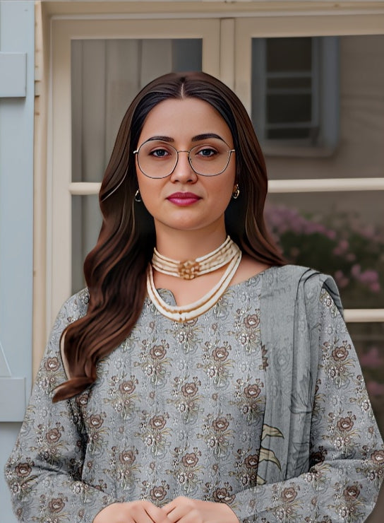 3 Piece - Printed Lawn Suit