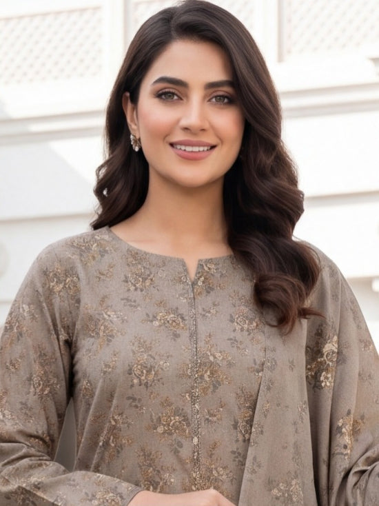 3 Piece - Printed Lawn Suit