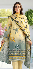 3 Piece - Printed Lawn Suit