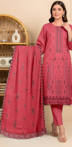 3 Piece - Embroidered Lawn Suit