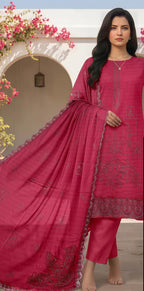 3 Piece - Embroidered Lawn Suit