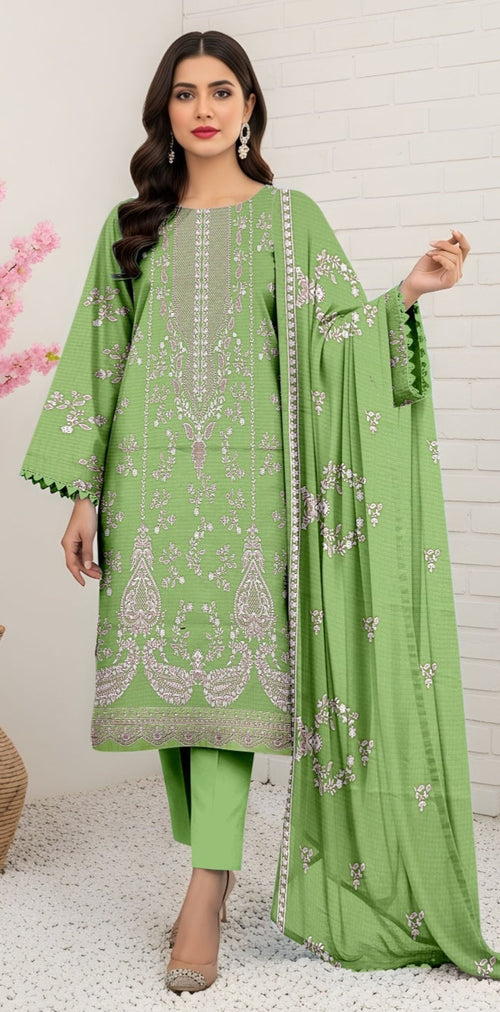 3 Piece - Embroidered Lawn Suit