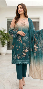 3 Piece - Printed Lawn Suit