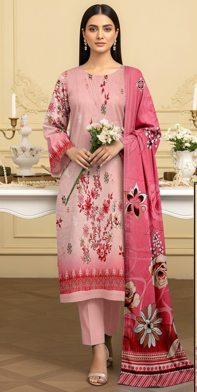 3 Piece - Printed Lawn Suit