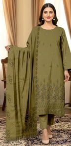 3 Piece - Embroidered Lawn Suit