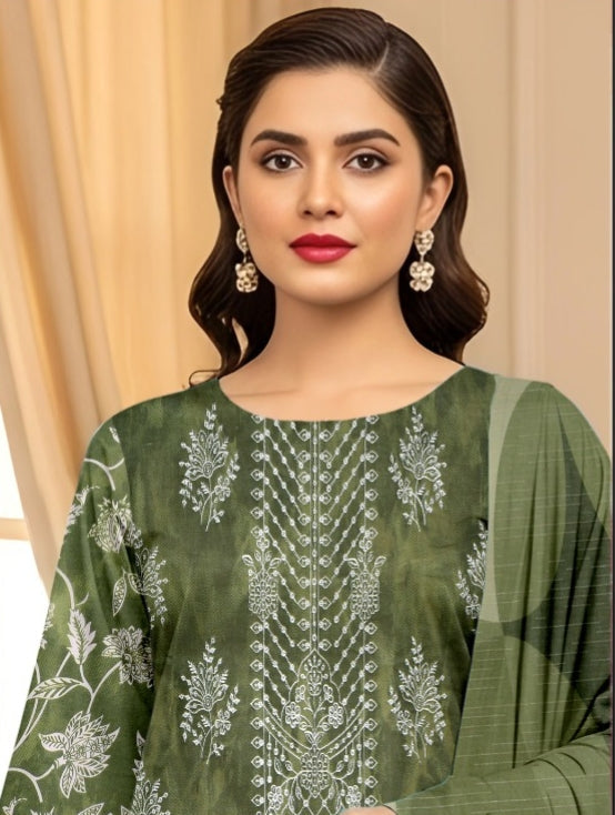 3 Piece - Printed Lawn Suit