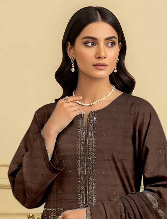 3 Piece - Embroidered Lawn Suit