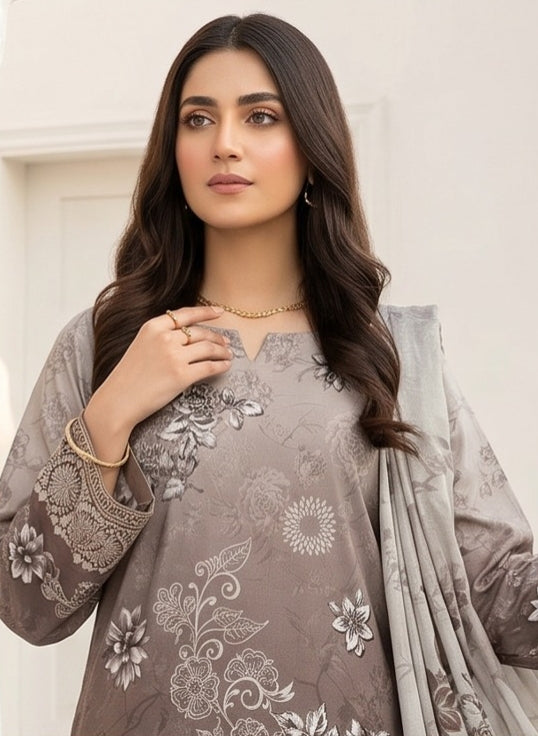 3 Piece - Printed Lawn Suit