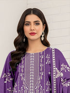 3 Piece - Embroidered Lawn Suit