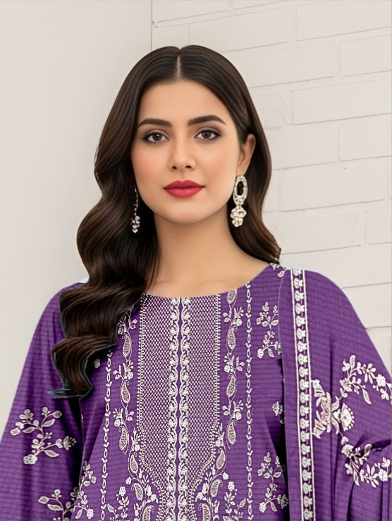 3 Piece - Embroidered Lawn Suit
