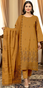 3 Piece - Embroidered Lawn Suit