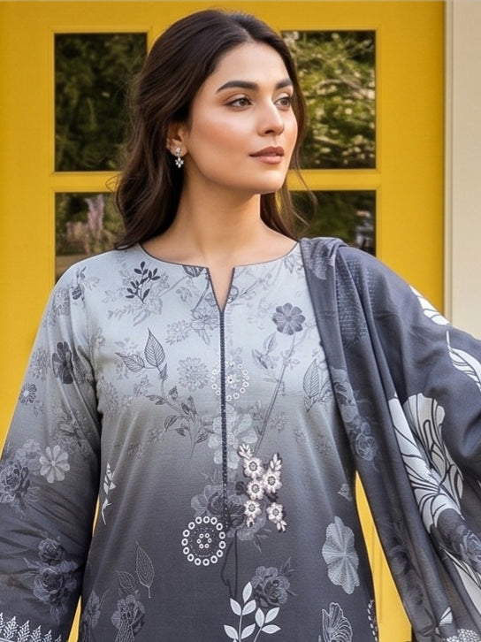 3 Piece - Printed Lawn Suit