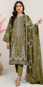 3 Piece - Embroidered Lawn Suit
