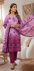 3 Piece - Printed Lawn Suit