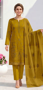 3 Piece - Embroidered Lawn Suit