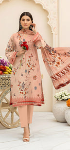 3 Piece - Printed Lawn Suit