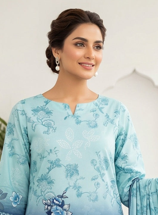 3 Piece - Printed Lawn Suit