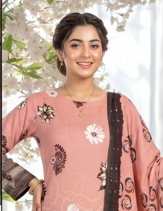3 Piece - Printed Lawn Suit