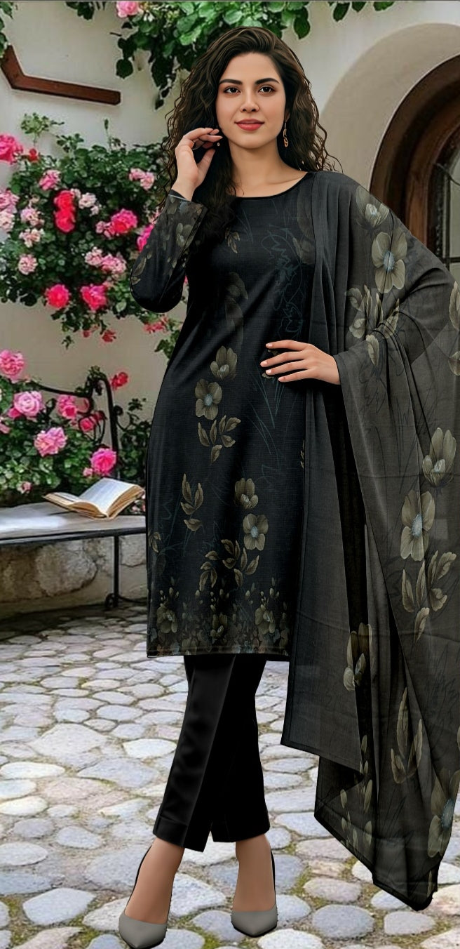 3 Piece - Printed Lawn Suit