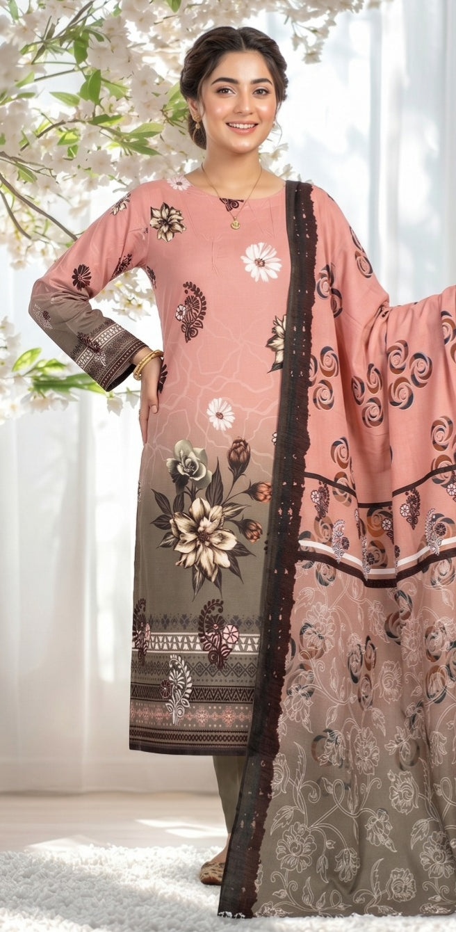 3 Piece - Printed Lawn Suit