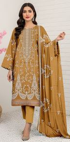 3 Piece - Embroidered Lawn Suit