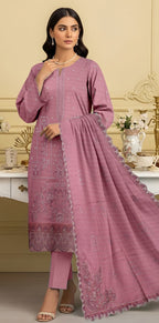 3 Piece - Embroidered Lawn Suit