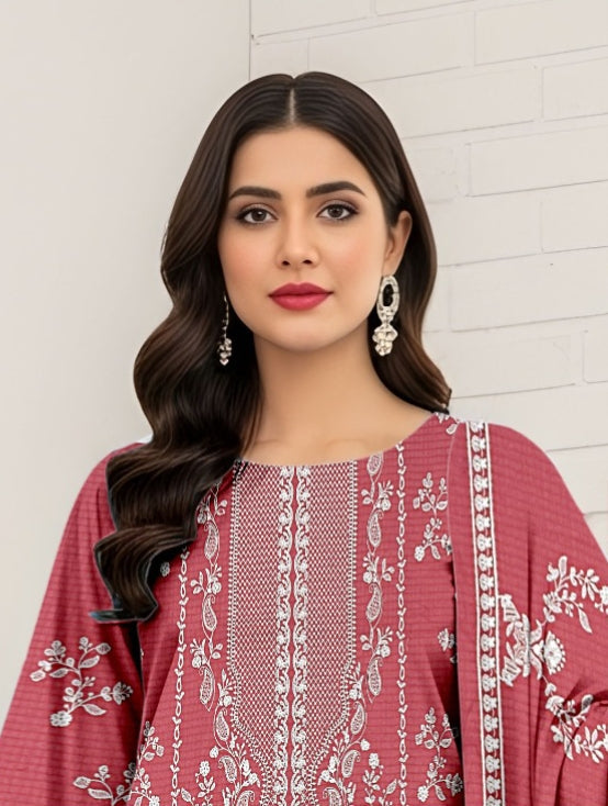 3 Piece - Embroidered Lawn Suit
