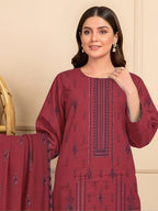 3 Piece - Embroidered Lawn Suit