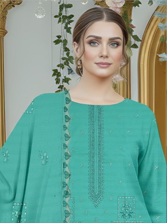 3 Piece - Embroidered Lawn Suit