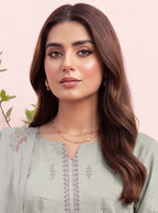 3 Piece - Embroidered Lawn Suit