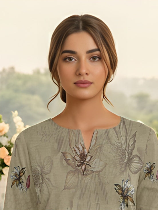 3 Piece - Printed Lawn Suit