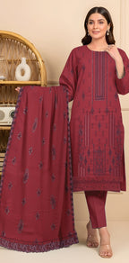 3 Piece - Embroidered Lawn Suit