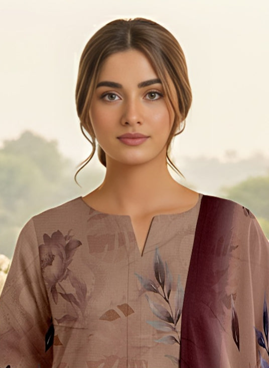 3 Piece - Printed Lawn Suit