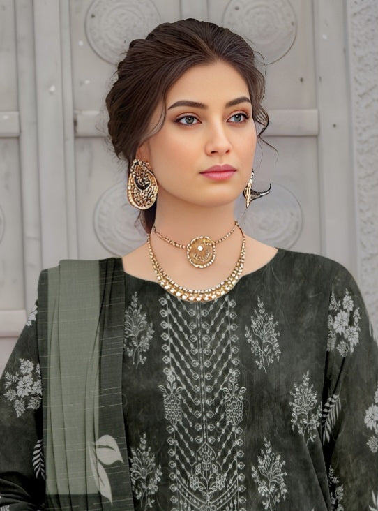 3 Piece - Printed Lawn Suit