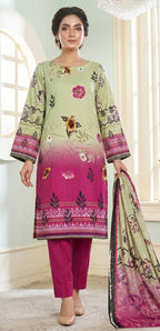 3 Piece - Printed Lawn Suit