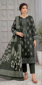 3 Piece - Printed Lawn Suit