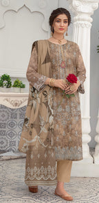 3 Piece - Printed Lawn Suit