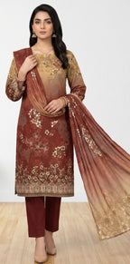 3 Piece - Printed Lawn Suit