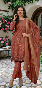 3 Piece - Printed Lawn Suit
