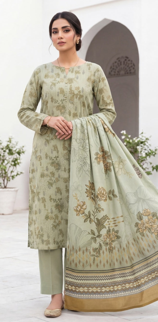 3 Piece - Printed Lawn Suit