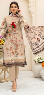 3 Piece - Printed Lawn Suit