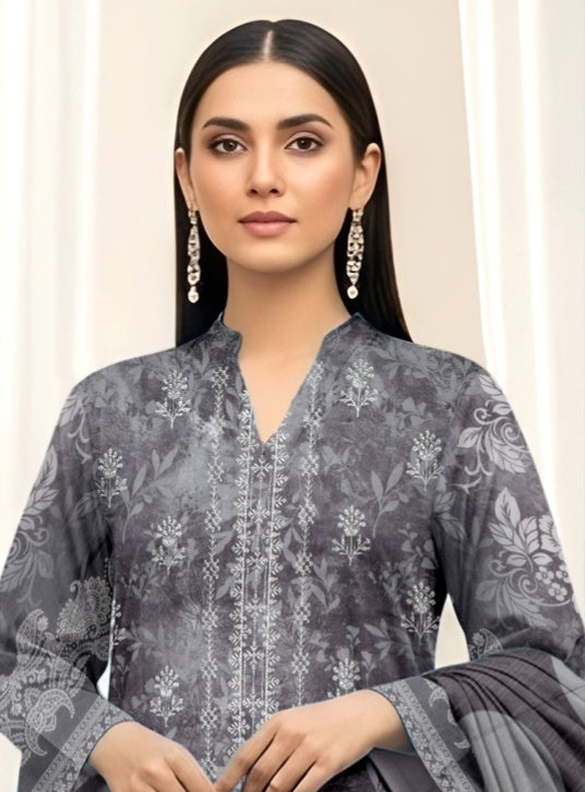 3 Piece - Printed Lawn Suit