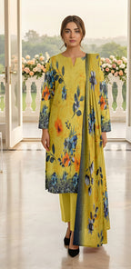 3 Piece - Printed Lawn Suit