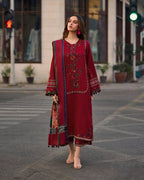 3 Piece - Luxury Embroidered Lawn Suit